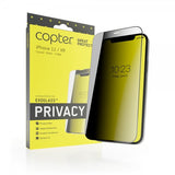 Copter iPhone Xr/11 Skærmbeskyttelse Exoglass Curved Privacy
