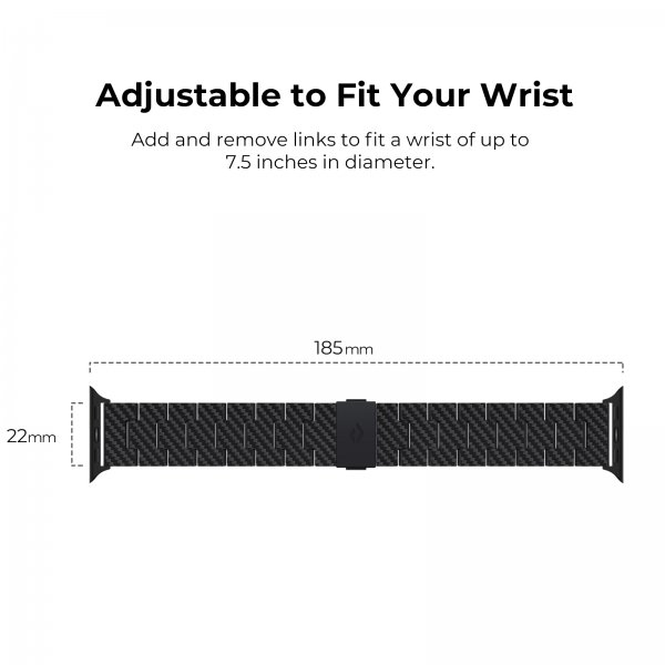 Pitaka Apple Watch-rem Carbon Fiber Watch Band Modern