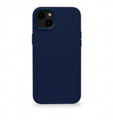 Decoded iPhone 14 Plus Cover Silikone Backcover Navy Peony