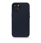 Decoded iPhone 14 Skal Leather Backcover Navy