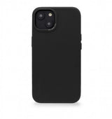 Decoded iPhone 14 Plus Cover med Læder Bagside Sort