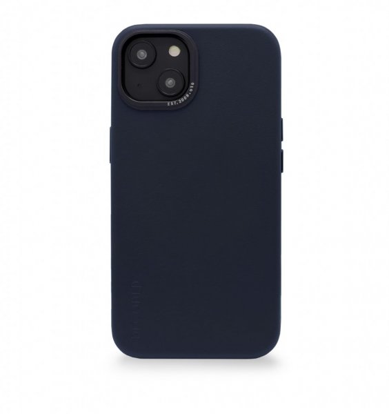 Decoded iPhone 14 Plus Cover Læder Bagside Navy