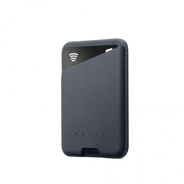 Mujjo MagSafe Kortholder Full Leather Magnetic Wallet Basalt