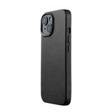 Mujjo iPhone 15 Cover Full Læder Etui Sort