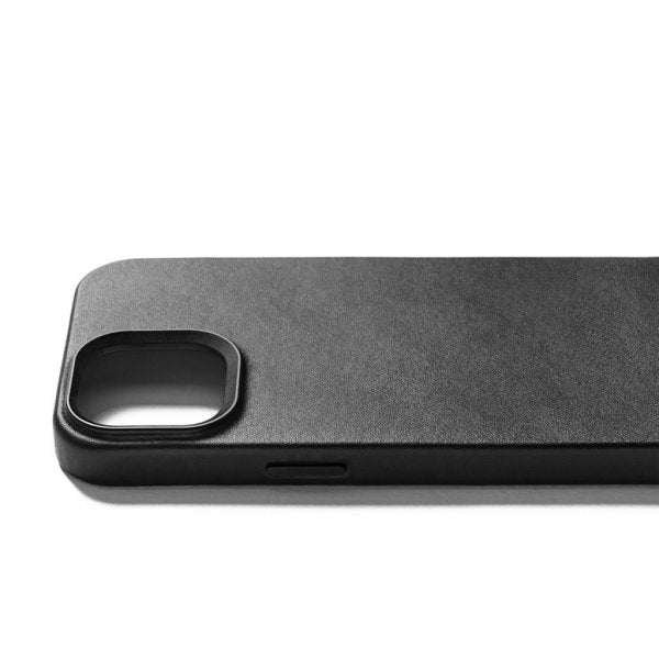 Mujjo iPhone 15 Cover Full Læder Etui Sort