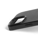 Mujjo iPhone 15 Cover Full Læder Etui Sort