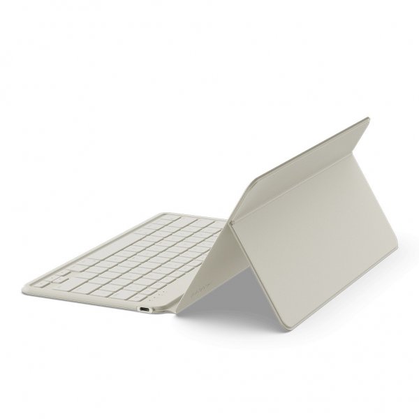 Satechi On-the-Go Bluetooth-tastatur med stativ sand