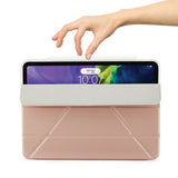 Pipetto iPad Air 10.9 (gen 4/5) Etui Metallic Origami Rosaguld