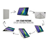 Pipetto iPad Air 10.9 (gen 4/5) Cover Metallic Origami Sølv
