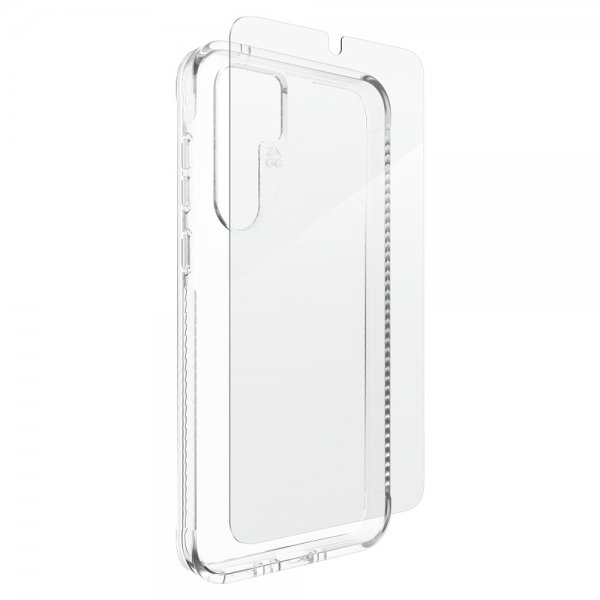 ZAGG Samsung Galaxy A35 Cover og Skærmbeskyttelse Luxe & Glass 360 Protect Bundle