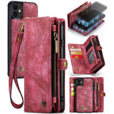 CaseMe iPhone 11 008 Series Aftageligt Cover Rød