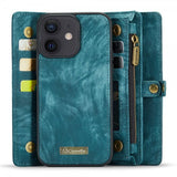 CaseMe iPhone 12/iPhone 12 Pro Etui 008 Series Aftageligt Cover Petrol