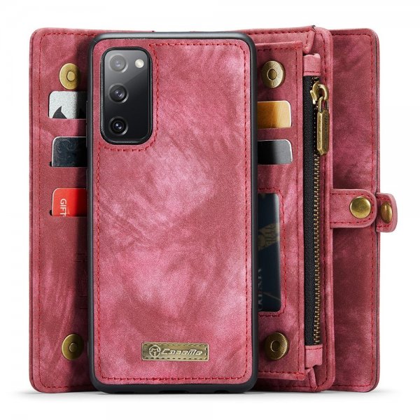 CaseMe Samsung Galaxy S20 008 Series Aftageligt Cover Rød