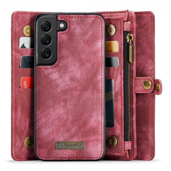 CaseMe Samsung Galaxy S21 008 Series Aftageligt Cover Rød