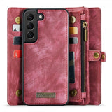 CaseMe Samsung Galaxy S21 008 Series Aftageligt Cover Rød