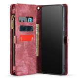 CaseMe Samsung Galaxy S21 008 Series Aftageligt Cover Rød