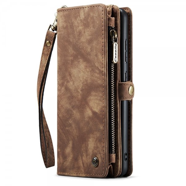 CaseMe Samsung Galaxy S21 008 Series Aftageligt Cover Brun