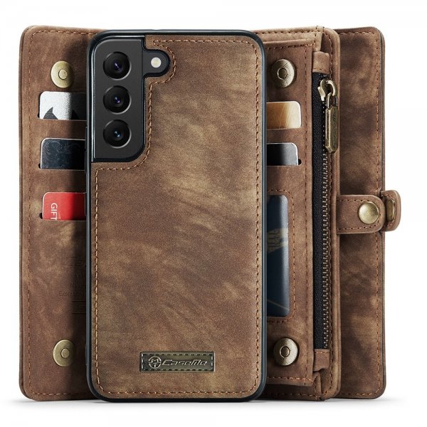 CaseMe Samsung Galaxy S21 008 Series Aftageligt Cover Brun