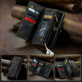 CaseMe Samsung Galaxy S21 FE 008 Series Aftagelig Cover Sort