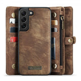 CaseMe Samsung Galaxy S21 FE 008 Series Aftageligt Cover Brun