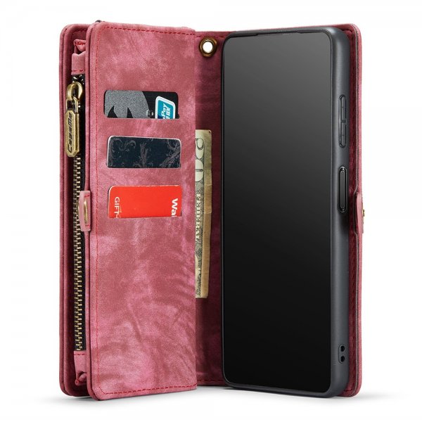CaseMe Samsung Galaxy A12 Etui 008 Series Aftageligt Cover Rød