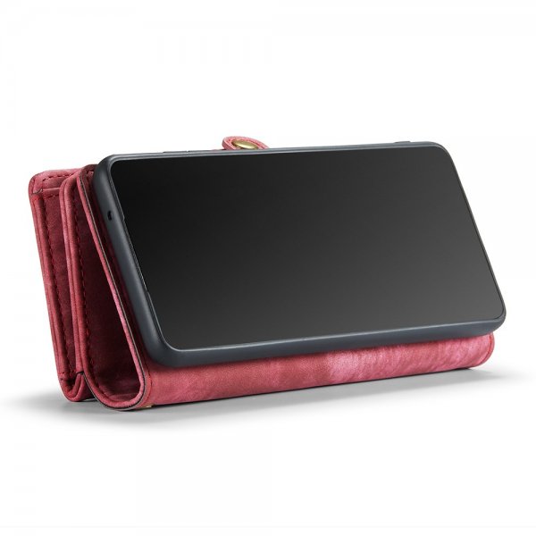 CaseMe Samsung Galaxy A12 Etui 008 Series Aftageligt Cover Rød