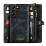 CaseMe Samsung Galaxy S22 Etui 008 Series Aftageligt Cover Sort