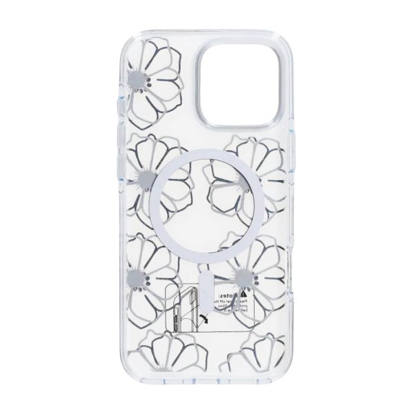 iPhone 16 Pro Max Cover Mønster MagSafe Blomster