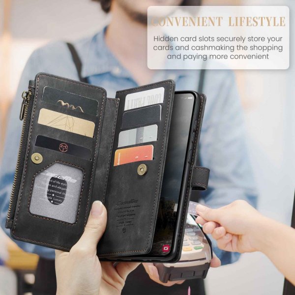 CaseMe Samsung Galaxy A55 Etui C30 Series Sort