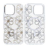 iPhone 16 Pro Max Cover Mønster MagSafe Blomster
