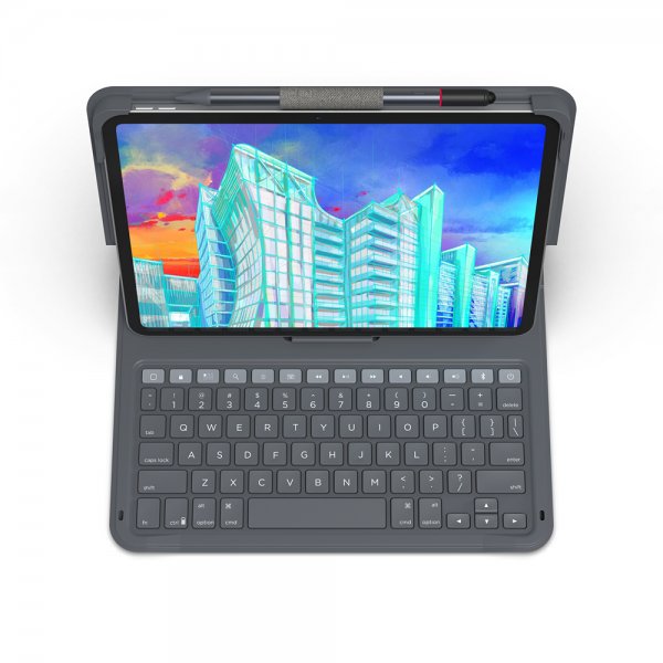 ZAGG iPad 10.9 (gen 10)/iPad 11 (A16) Etui med tastatur Messenger Folio 2 Nordic Layout Charcoal