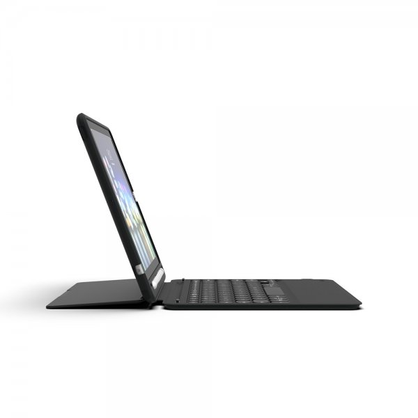 ZAGG iPad 10.2 Etui med Tastatur Slim Book Go Nordisk Sort