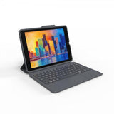 ZAGG iPad 10.2 Etui med tastatur Pro Keys with Trackpad Nordic Sort Grå