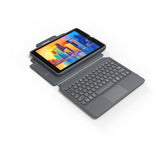 ZAGG iPad 10.2 Etui med tastatur Pro Keys with Trackpad Nordic Sort Grå