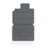 ZAGG iPad 10.2 Etui med tastatur Pro Keys with Trackpad Nordic Sort Grå