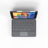 ZAGG iPad 10.2 Etui med tastatur Pro Keys with Trackpad Nordic Sort Grå
