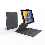 ZAGG iPad 10.2 Etui med tastatur Pro Keys with Trackpad Nordic Sort Grå