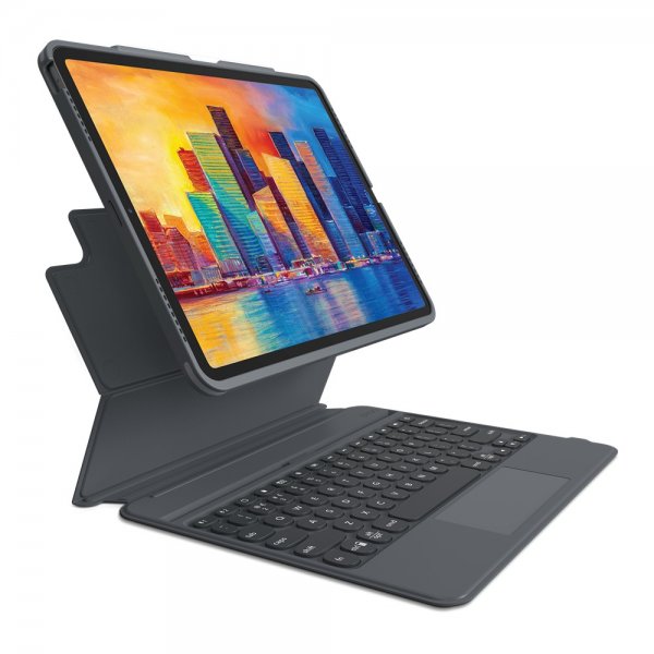 ZAGG iPad Pro 12.9 Etui med tastatur Pro Keys Trackpad Nordisk