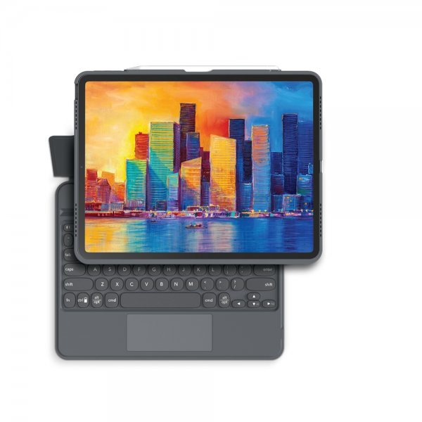 ZAGG iPad Pro 12.9 Etui med tastatur Pro Keys Trackpad Nordisk