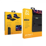 ZAGG iPad Pro 11 (M4/M5) Cover med Tastatur Pro Keys 2 Nordisk Layout Sort