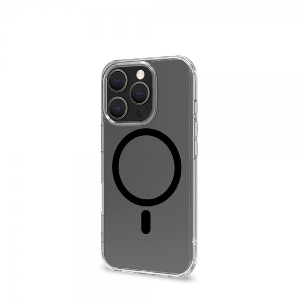 Celly iPhone 16 Pro Cover GELSKINMAG Transparent Sort