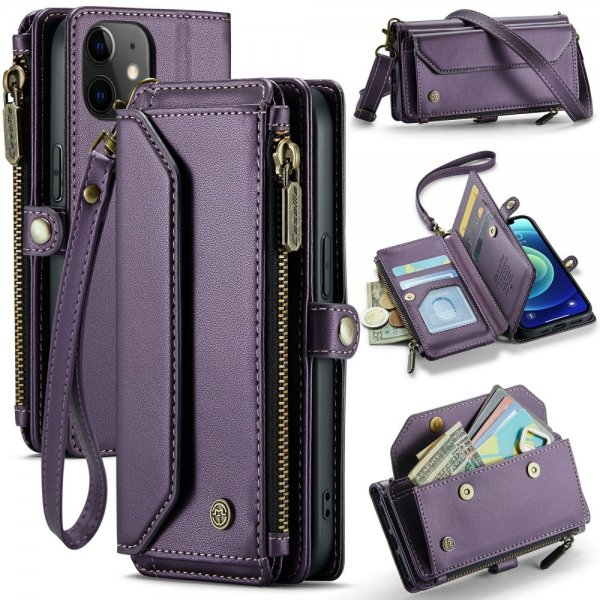 CaseMe iPhone 12/iPhone 12 Pro Etui C36 Serie Lilla