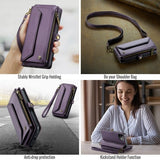 CaseMe iPhone 12/iPhone 12 Pro Etui C36 Serie Lilla