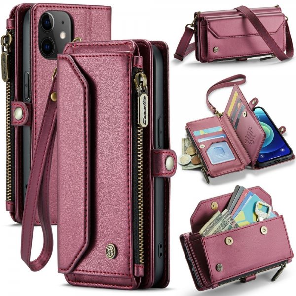 CaseMe iPhone 12/iPhone 12 Pro Etui C36 Serie Rød