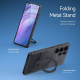 Dux Ducis Samsung Galaxy S25 Ultra Cover Aimo Series MagSafe Kickstand Sort