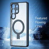 Dux Ducis Samsung Galaxy S25 Ultra Cover Aimo Series MagSafe Kickstand Sort