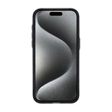 iPhone 15 Pro Max Cover Kulstofmønster MagSafe Sort
