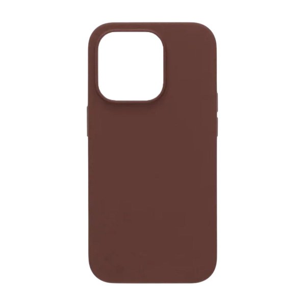 Rvelon iPhone 14 Pro Cover Silikone MagSafe Brun