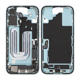 Mellemramme med smådele til iPhone 16 - Grøn OEM