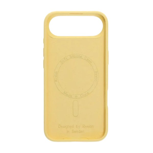 Rvelon iPhone Air Skal Silikone MagSafe Gul